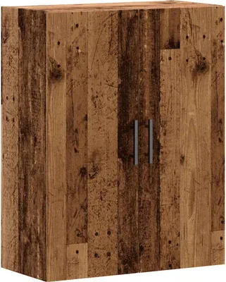 Image de Armoire murale vieux bois 69,5x34x90 cm