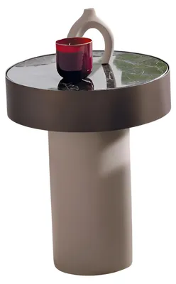 Immagine prodotto di Elegante tavolino di design con piano in marmo Tavolino da salotto