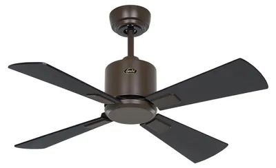 Immagine prodotto di Ventilatore da soffitto a risparmio energetico con telecomando Eco Neo III WiFi 92 cm Bronzo Lame Nero / Teck