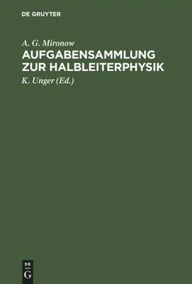 Produktbild von Aufgabensammlung zur Halbleiterphysik
