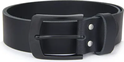 Produktbild von Ledergürtel 100% echtes Leder,  GERMANY, schwarze Schnalle, 38 mm breit, Herren Gürtel, Größe 95
