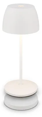 Immagine prodotto di Mini lampada da tavolo a LED senza fili IP44 Lampada da tavolo a batteria per esterni/interni Stazione di ricarica