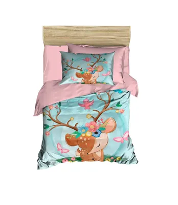 Produktbild von L'Essentiel Linge de Maison, PH189, Baby-Bettbezug-Set, Türkis, 100 x 150 cm