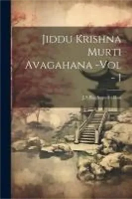 Obrázok produktu pre Jiddu Krishna Murti Avagahana -Vol - I