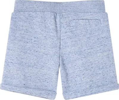 Immagine prodotto di vidaXL Pantaloncini da bambino con coulisse Blu Melange 128