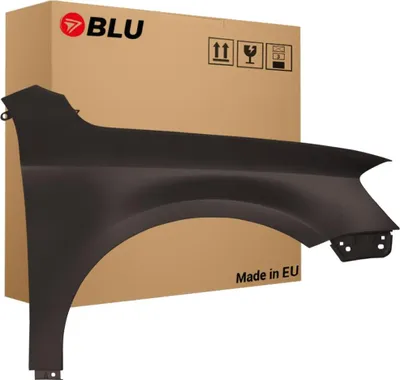 Immagine prodotto di BLU Parafango compatibile con VW Volkswagen Passat B7 LC8Z Destra Braun MokkaBraun | 2010-2014 | Anteriore | Verniciato | Pronto per il montaggio | Acciaio