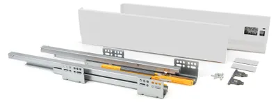 Obrázek produktu pro Emuca Concept Zásuvka 30 kg výška 138 mm, 500, bílá, ocel