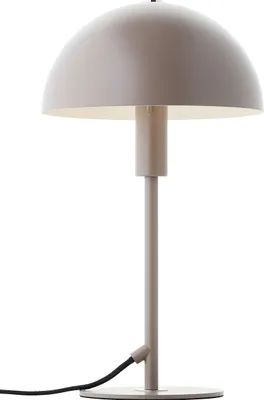 Obrázek produktu pro Stolní lampa ve tvaru houby, výška 36 cm, E14, kov, taupe/stříbrná