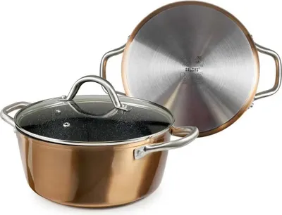 Image de Ibili Natura Copper 20 Cm Mijoteuse Argent Argent One Size