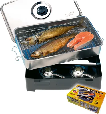 Produktbild von Behr Räucher-Grillofen Edelstahl