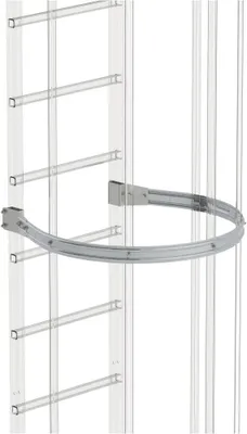 Produktbild von Günzburger Steigtechnik Rückenschutzbügel Ø 700 mm Aluminium eloxiert - 061234