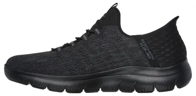 Immagine prodotto di Scarpe da ginnastica slip-on Skechers Summits Key Pace da uomo, in rete nera, taglia 45.5 EU