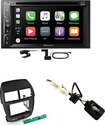Produktbild von Pioneer AVH-Z3200DAB FLAC Digitalradio Einbauset für Mitsubishi ASX bis 2014