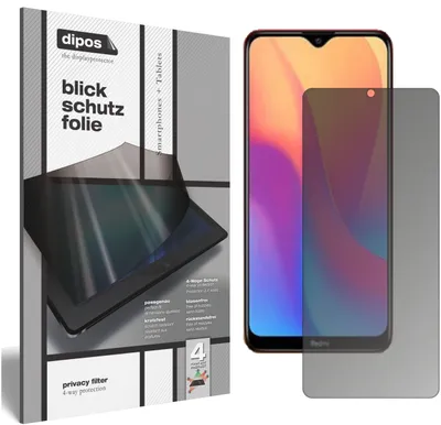 Produktbild von Blickschutzfolie für Xiaomi Redmi 9A matt Schutzfolie Folie Display Schutz dipos