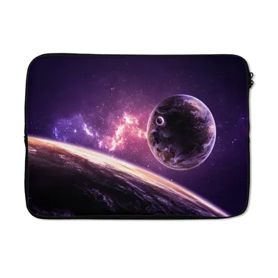 Produktbild von MuchoWow® Laptop Hülle 14 ZollPlaneten - Weltraum - Sterne Laptoptasche - Laptoptasche - Stoßsicher - Schutzhaube