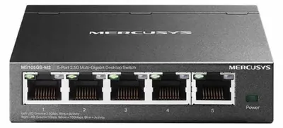 Produktbild von Mercusys MS105GS-M2 5-Port 2,5-Gigabit Unmanaged Netzwerk Switch, Ethernet-Split
