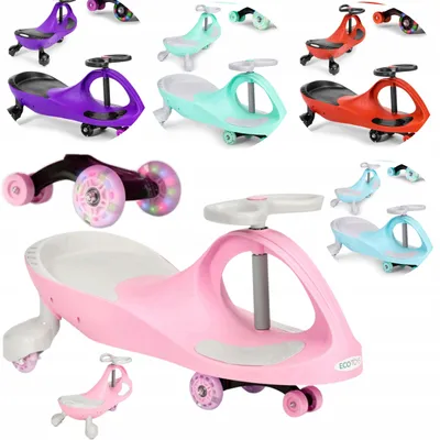 Produktbild von Ecotoys Schwerkraft-Fahrzeug mit LED-Rädern für Kinder