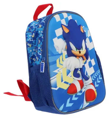 Produktbild von Sonic 3D Rucksack mit geräumigem Hauptfach und verstellbaren Schultergurten, 32x26x11 cm