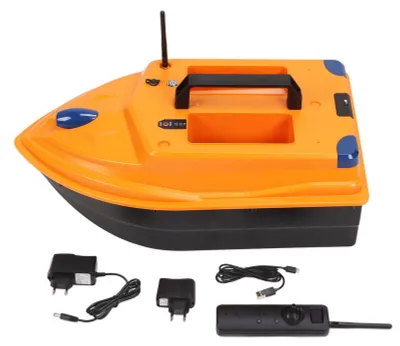 Produktbild von Ferngesteuertes Angelboot mit GPS-Navigation, Fischfinder, automatischer Rückkehrfunktion (500m Reichweite) und 40 Angelplätzen, ideal für Angelfreunde, mit EU-Stecker