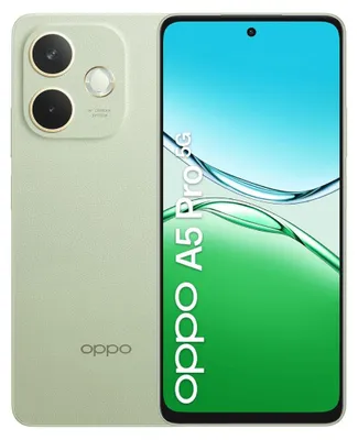 Obrázek produktu pro OPPO A5 Pro 5G, 16,9 cm (6.67"), 8 GB, 256 GB, 50 MP, Android 15, Zelená, Olivový