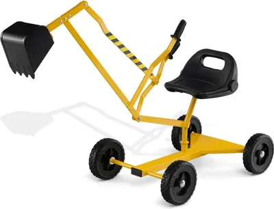 Obrázok produktu pre Detský bager s otočným sedadlom o 360 stupňov, žltý