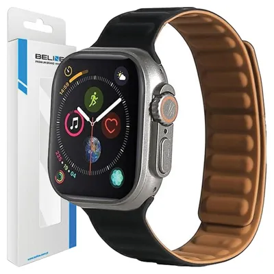 Productafbeelding van BELINE Apple Watch magnetische band, 38/40/41 mm, zwart/zwart