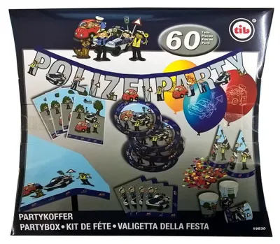 Produktbild von Polizei - Party-Koffer für 8 Personen