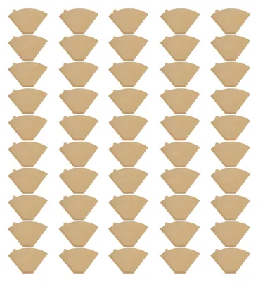 Kaffeefilterpapier U-Form, 50 Stück, Größe 4, für Filterbecher
