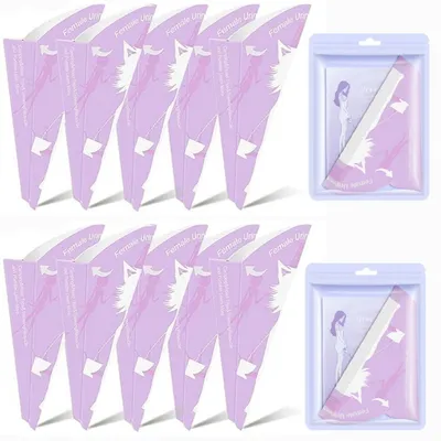 20 Damen-Urinoirs aus Papier, tragbar, für Outdoor & Reisen