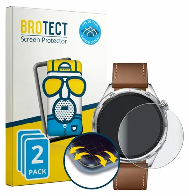 Produktbild von 2x BROTECT Fullscreen Schutzfolie für Honor Watch 6 Displayschutz Folie Fullcover Matt Entspiegelungsfolie
