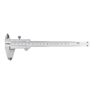 Produktbild von STIER Analoger Messschieber | Präzisionsmessschieber | Feststellschraube, 150 mm