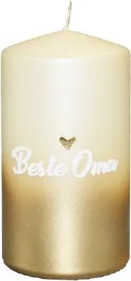 Produktbild von Spruchkerze "Beste Oma", 130 x 70 mm, Geschenkkerze