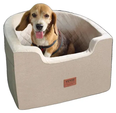 Produktbild von VEVOR Hunde Autositz 560 x 508 x 410 mm, Hundeautositz mit Aufbewahrungstasche,