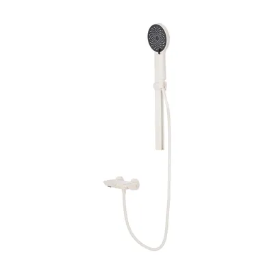 Produktbild von Duschset Weiß Wandmontiertes Badezimmer Duschset für Hotels, Badezentren, Schwimmbäde