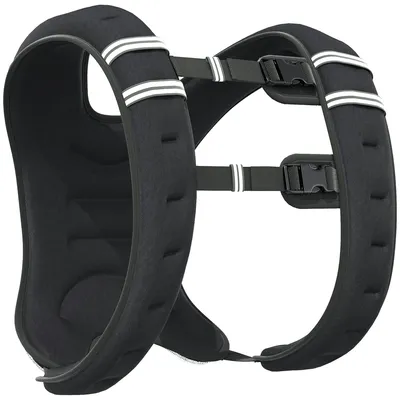 Produktbild von HOMCOM Gewichtsweste Weight Vest verstellbar 5 kg Gewicht Krafttrainning Schwarz