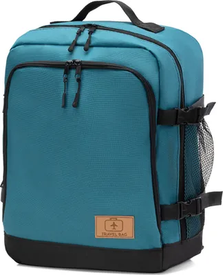 Produktbild von Flugzeug Handgepäck, Rucksack, 40x30x20 cm, gepolstert, Flugzeugtasche, Handtasche, Reisetasche, Koffer Größe, Blau [102]