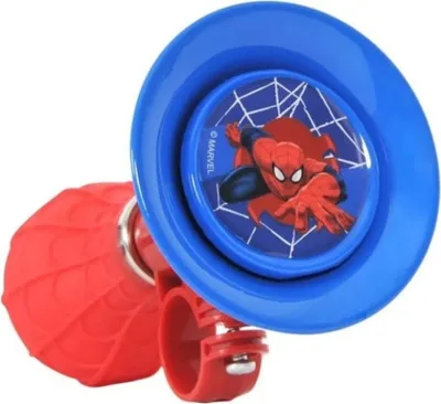 Produktbild von Marvel Spider-Man Fahrradhupe 13 cm Rot/Blau