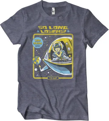 Produktbild von So Long Losers T-Shirt - X-Large - NavyHeather