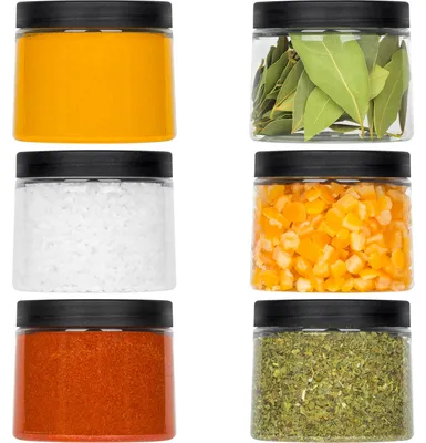 Produktbild von Kamaju 6er-Set Vorratsdosen Kunststoff 200ml