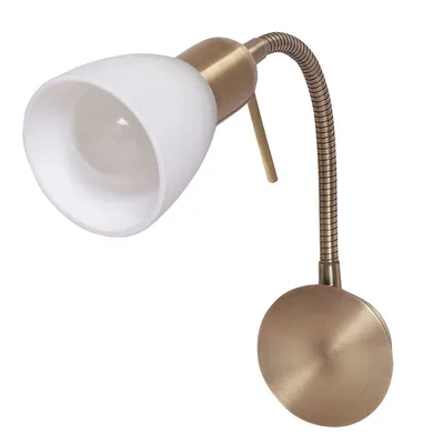Produktbild von Rabalux Wandlampe Wandleuchte Flexarm Brüniert Leuchte Lampe Glas 6320