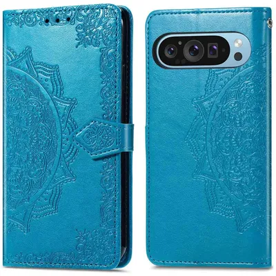 Imagen del producto de Funda libro Mandala para Google Pixel 10 / 10 Pro - Turquoise