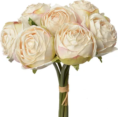 Immagine prodotto di Fiore artificiale Clayre & Eef 34 cm Rose di plastica bianche