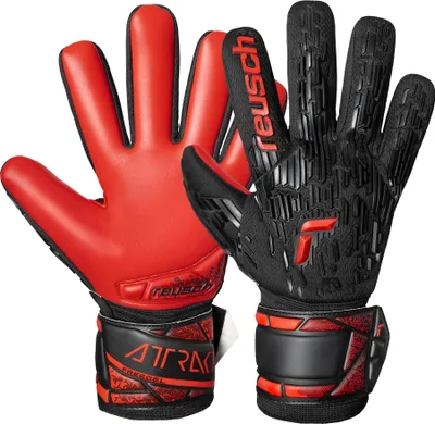 Produktbild von Reusch Torwarthandschuhe Attrakt Freegel Silver NC mit flexibler Rückhand 7805 black/red 11