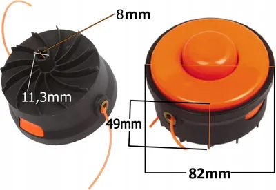 Produktbild von M8 Fadenspule für Einhell / Ferrex / DYM2124 / 90000110501 Elektro-Motorsense