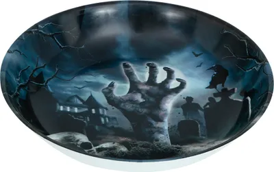 Produktbild von Zombie Friedhof Trick or Treat Schale für Halloween
