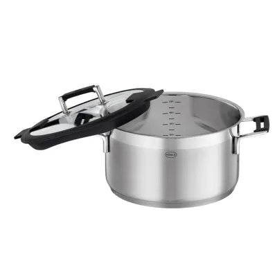 Produktbild von Kochtopf RÖSLE SILENCE PRO D 20 cm silber Topf Universaltopf
