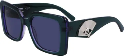 Produktbild von Karl Lagerfeld KL6126S Eckige Sonnenbrille für Damen
