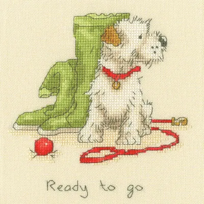 Zdjęcie produktu dla Zestaw do haftu krzyżykowego "Gotowi do drogi" firmy Bothy Threads, model XAJ24, schemat do liczenia, wymiary: 15x15 cm