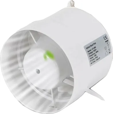 Obrázek produktu pro Odtahový ventilátor, objem vzduchu 130 m³/h, tichý provoz, BÍLÁ