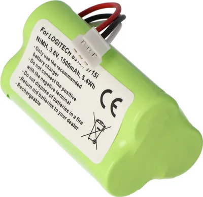 Zdjęcie produktu dla Akumulator odpowiedni dla LOGITECH S315i, S715i, NiMH, 3,6V, 1500mAh, 5,4Wh